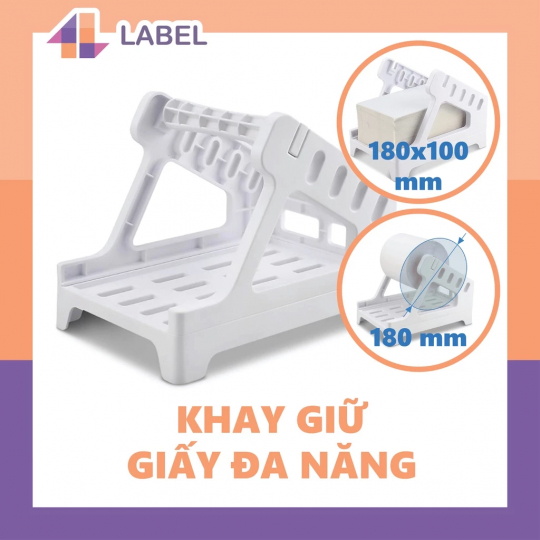 Khây đựng giấy đa năng dùng cho máy in nhiệt, khây đựng giấy in nhiệt dạng cuộn