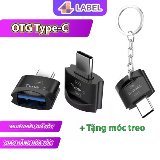 Đầu chuyển USB sang Type-C chất lượng cao, OTG type-C, USB to Type c