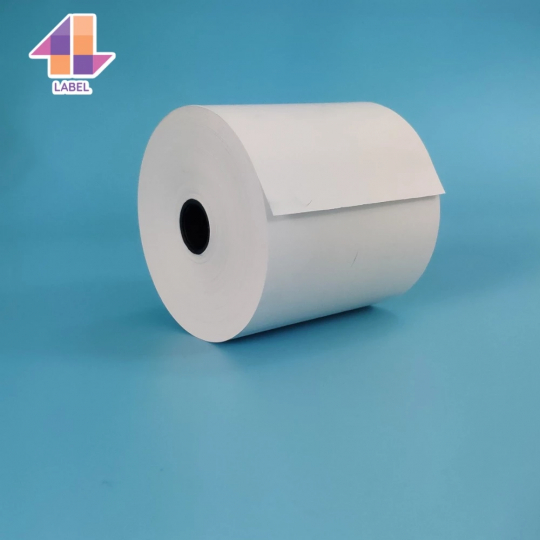 Giấy in bill 4B Label K80x80, Giấy in nhiệt, in hóa đơn bán hàng, in hóa đơn siêu thị, in đơn livestream lâu phai giá rẻ
