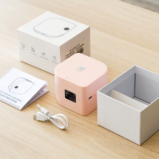 Máy in đa năng P12 PRO kết nối điện thoại, máy in hộp phấn, in ruy băng gối quà, in sticker quần áo, tặng 1 cuộn khi mua