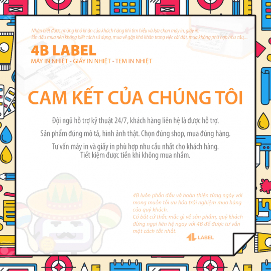 Tem trà sữa, 40x30, cuộn 800 tem, giấy in tem nhiệt , tem phụ, nhãn trà sữa, có keo sẵn, loại in đậm