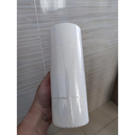 Tem trà sữa, 40x30, cuộn 800 tem, giấy in tem nhiệt , tem phụ, nhãn trà sữa, có keo sẵn, loại in đậm