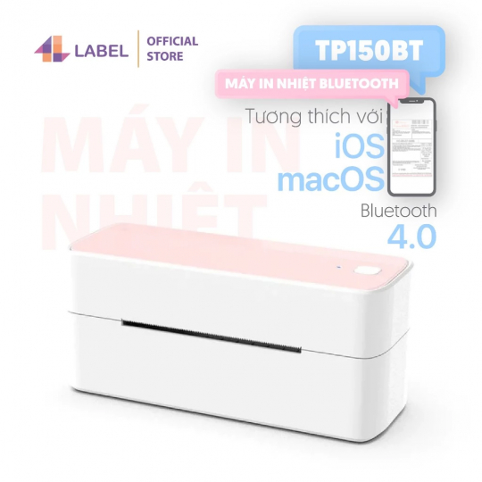 Máy in nhiệt Bluetooth A6, A7 TP-150BT, in đơn hàng qua điện thoại, máy in nhiệt cao cấp, chất lượng cao