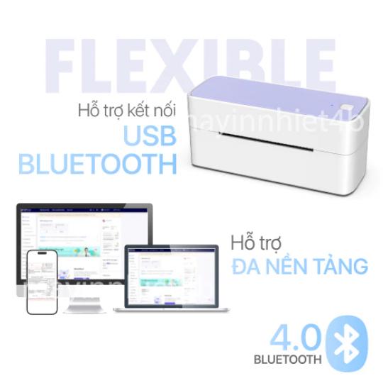 Máy in nhiệt Bluetooth A6, A7 TP-150BT, in đơn hàng qua điện thoại, máy in nhiệt cao cấp, chất lượng cao