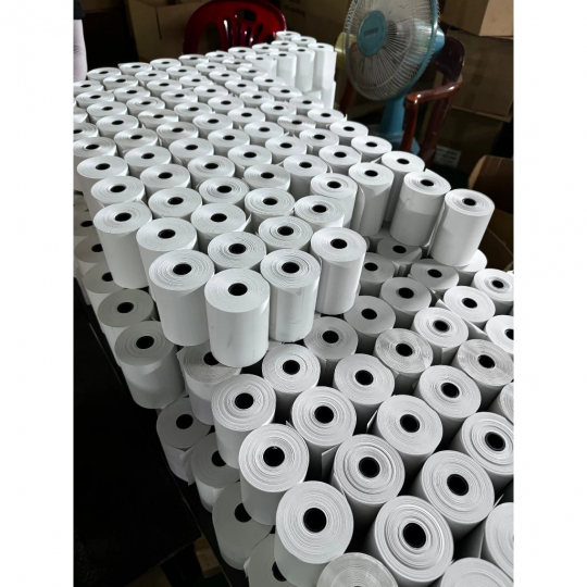 THÙNG Giấy in Bill  K80X80 in mờ  Giấy in hóa đơn, in đơn livestream, giấy in nhiệt